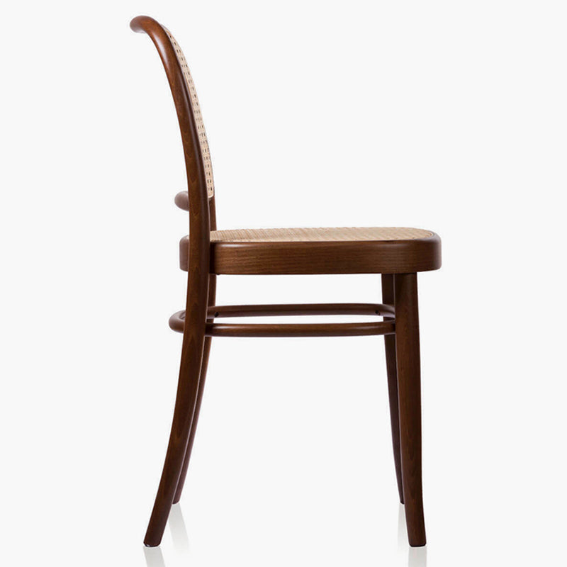 Traditional Dining Chair Solid Wood Cane Back Dining Room Chair
