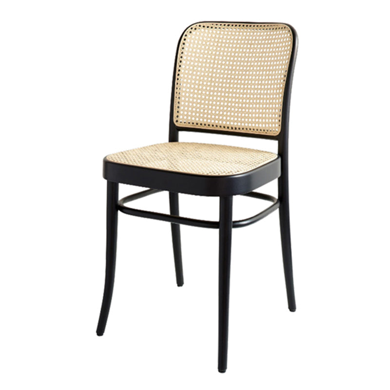 Traditional Dining Chair Solid Wood Cane Back Dining Room Chair