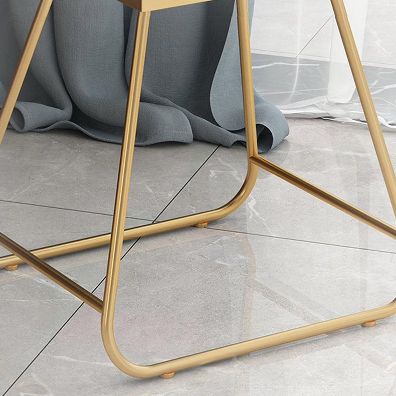 Fabric Dining Chair Scandinavian Open Back Armless Dining Chairs