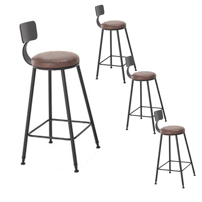 Industrial 1/3/4/5 Pieces Bar Table Set Round Pine Wood Counter Table with Stools for Cafe
