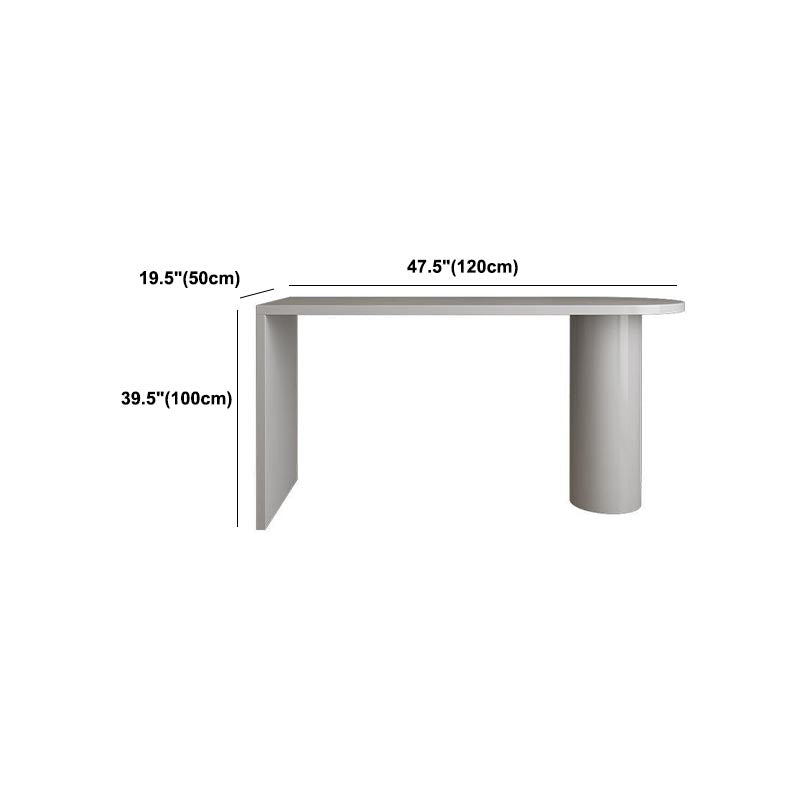 Modern 1/2 Pieces Bar Table Set Pine Wood Counter Table with High Stools for Dining Room