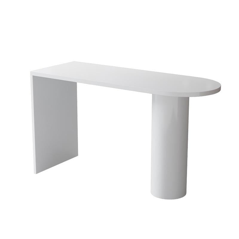 Modern Bar Table Set 1/3 Pieces Pine Wood Counter Table with High Stools for Balcony