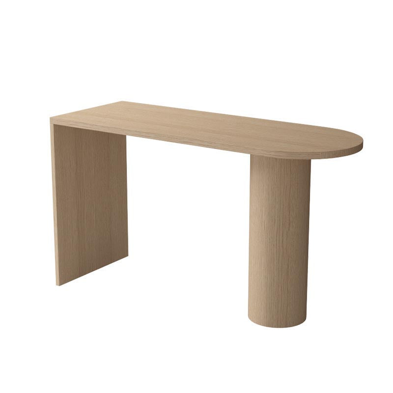 Modern Bar Table Set 1/3 Pieces Pine Wood Counter Table with High Stools for Balcony