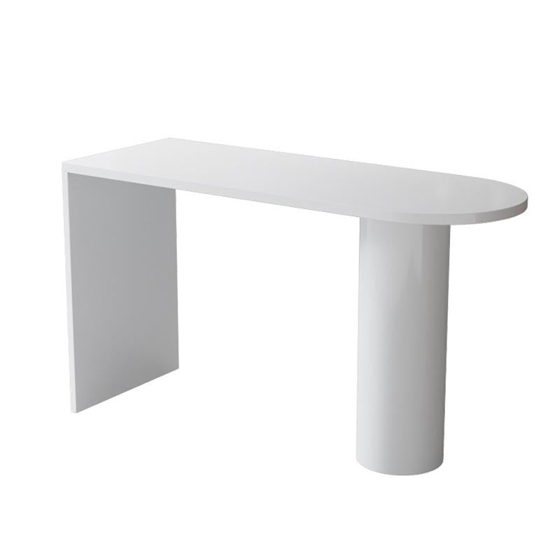 Modern Bar Table Set 1/3 Pieces Pine Wood Counter Table with High Stools for Balcony