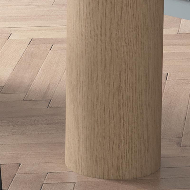 Modern Bar Table Set 1/3 Pieces Pine Wood Counter Table with High Stools for Balcony