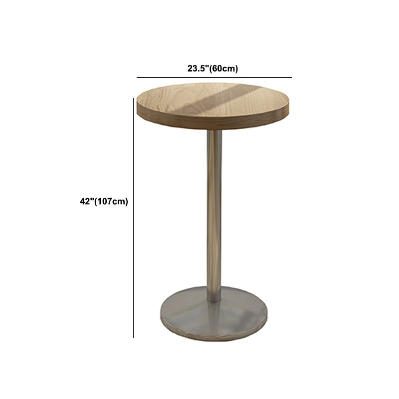 1/2/3/5 Pieces Stools Set Industrial Chrome Metal Pub Table Set for Small Places