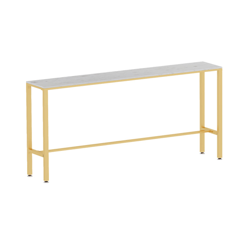 Glam Style Rectangle Bar Table 1/2/7 Pieces Faux Marble Counter Table