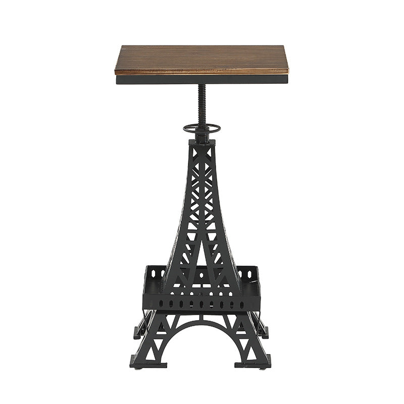 1/3 Pieces Industrial Style Bar Table Set Solid Wood Bar Table Set