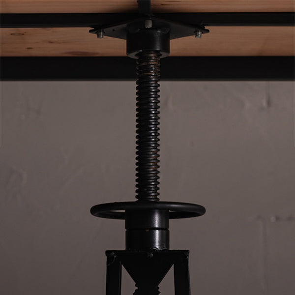 1/3 Pieces Industrial Style Bar Table Set Solid Wood Bar Table Set