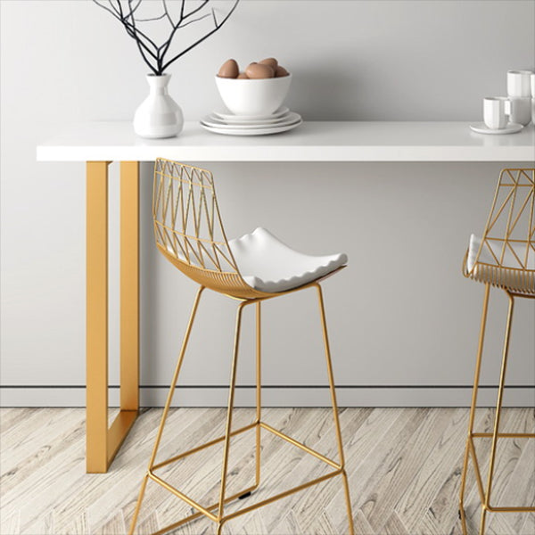 Solid Wood Bar Table Set Glam Rectangle 1/3/4/5 Pieces Counter Table