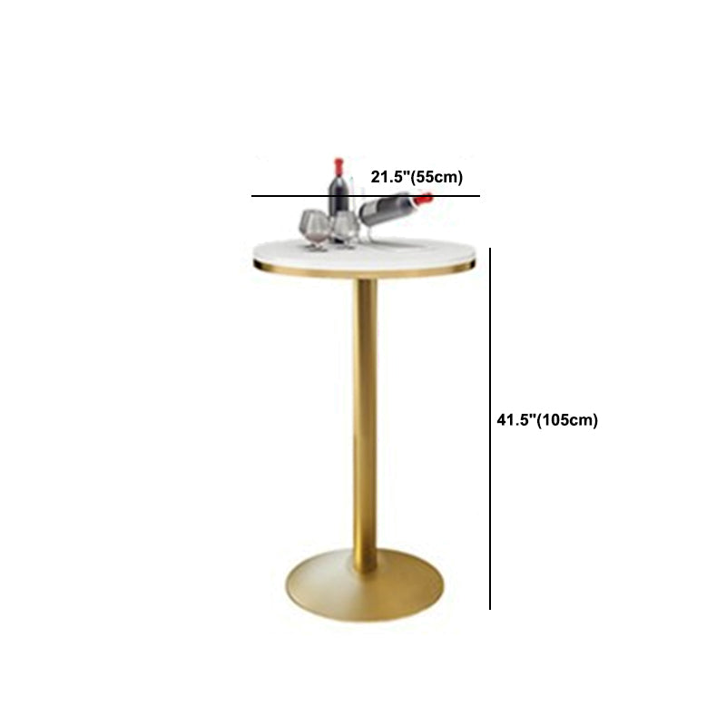 Glam Bar Pub Table Set 1/2/3/5 Pieces Bar Table and Stools for Living Room