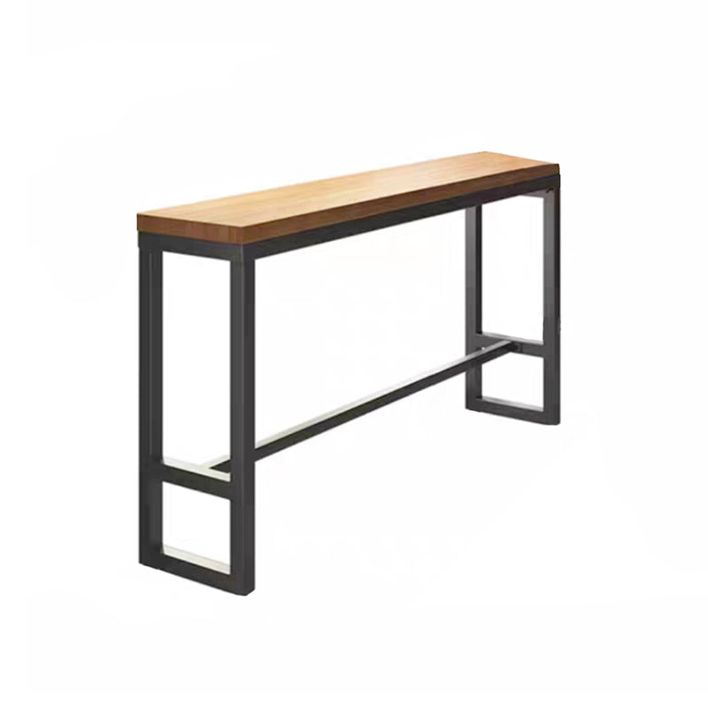 1/5/9 Pieces Pine Wood Top Bar Table Set Industrial Rectangle Pub Table Set