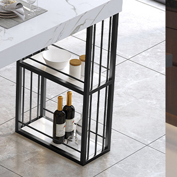 1/2/3 Pieces Pub Dining Set Industrial Rectangular Bar Pub Table Set