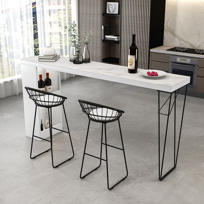 Industrial Rectangular Bar Pub Table Set 1/2/3 Pieces Bar Table and Stools