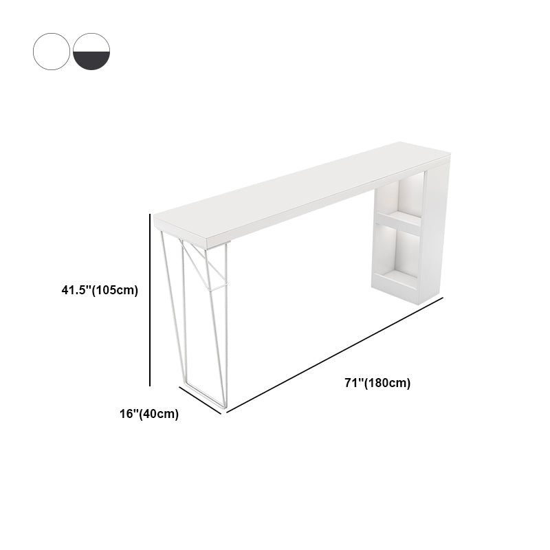 Industrial Rectangular Bar Pub Table Set 1/2/3 Pieces Bar Table and Stools