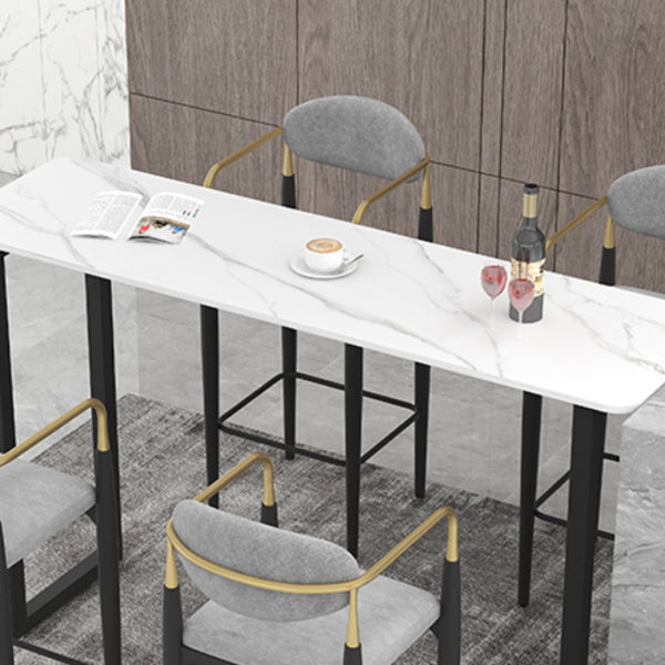 Industrial Bar Table and Stools 1/2/3/5 Pieces Table and Stool Set