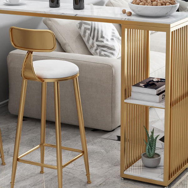 Glam Table and Stool 1/2/3 Pieces Pub Table Set for Dining Room