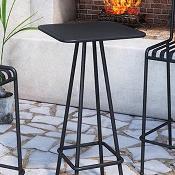 1/3/4 Pieces Industrial Bar Stool and Table Set Metal Bar Table Set