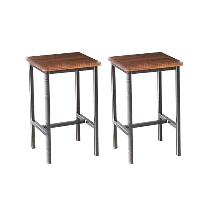 Solid Wood Top Bistro Set 1/2/5 Pieces Modern Rectangle Pub Table Set