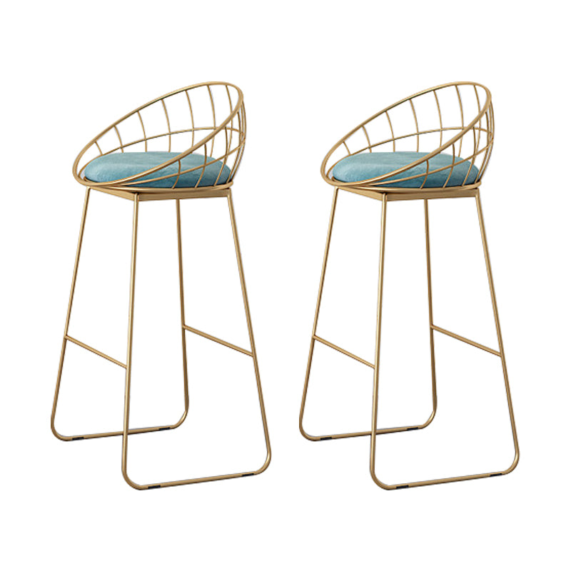 Modern 1/2/3/4 Pieces Metal Bar Table Set Round Bar Table with High Stools for Kitchen