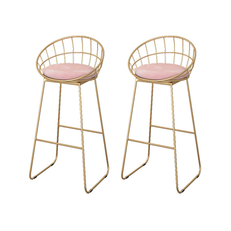 Modern 1/2/3/4 Pieces Metal Bar Table Set Round Bar Table with High Stools for Kitchen