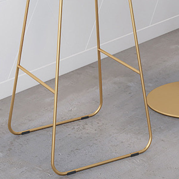 Modern 1/2/3/4 Pieces Metal Bar Table Set Round Bar Table with High Stools for Kitchen