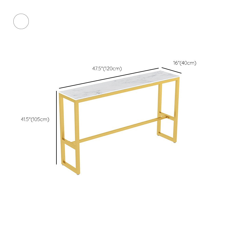 Glam Rectangle Bar Table Set 1/2/3/4/7 Pieces Dining Set for Dining Room