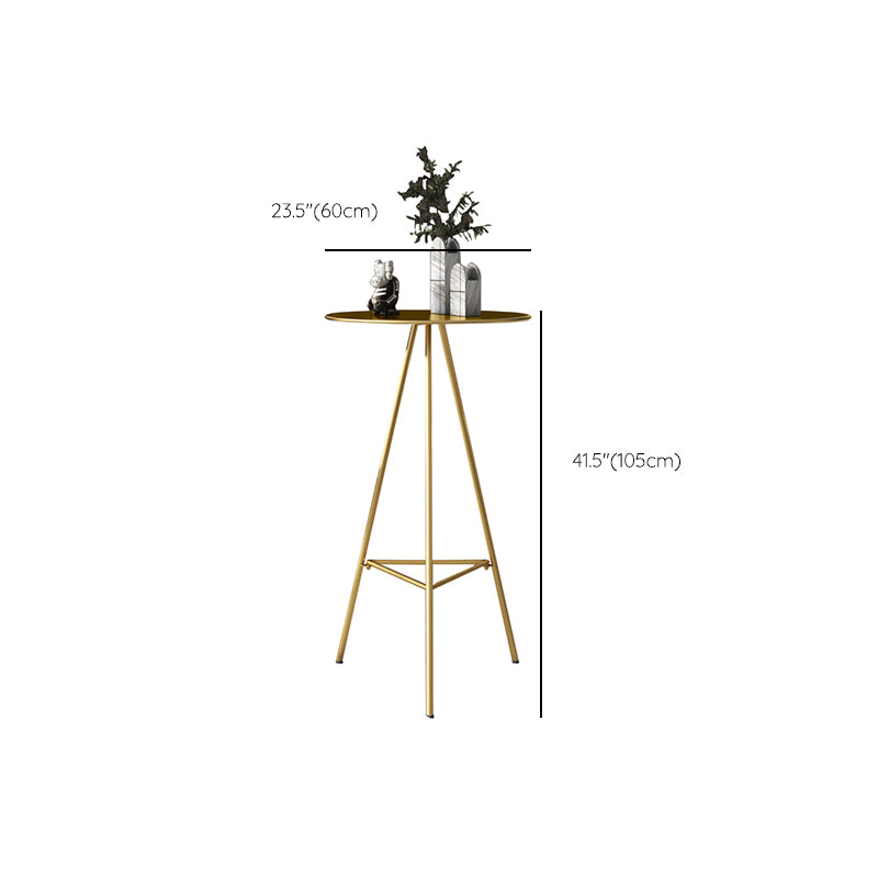 1/2/3/4 Pieces Contemporary Bar Set Round Bar Stool and Metal Table