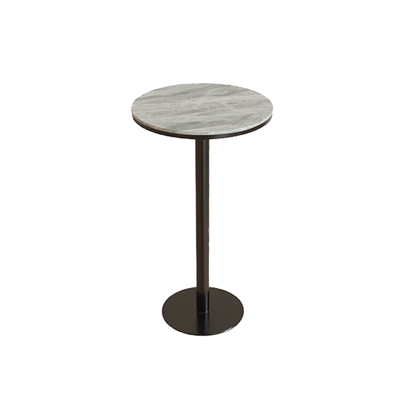 Contemporary 1/2/3 Pieces Stone Pub Table Set Fixed Table Counter Table