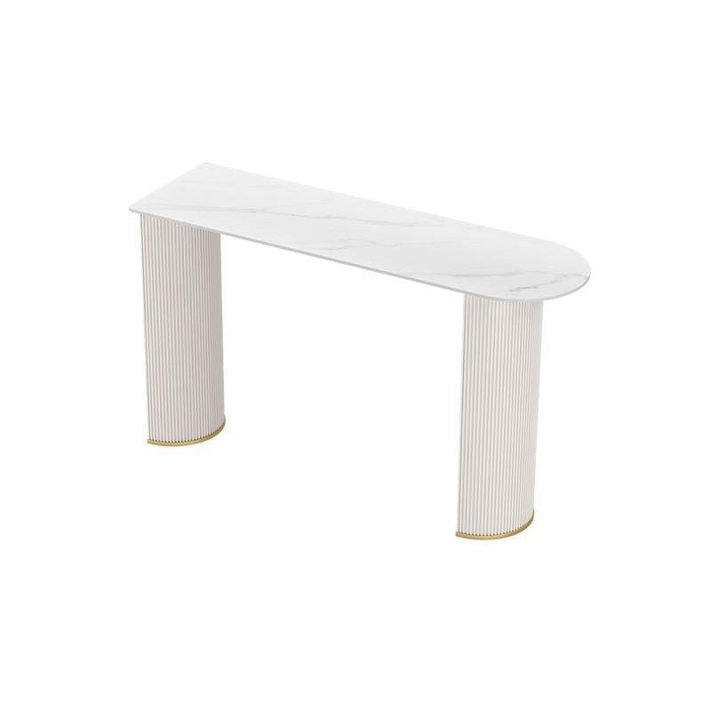 Modern 1/2/5 Pieces Metal Bar Table Set Stone Bar Table with High Stools for Kitchen