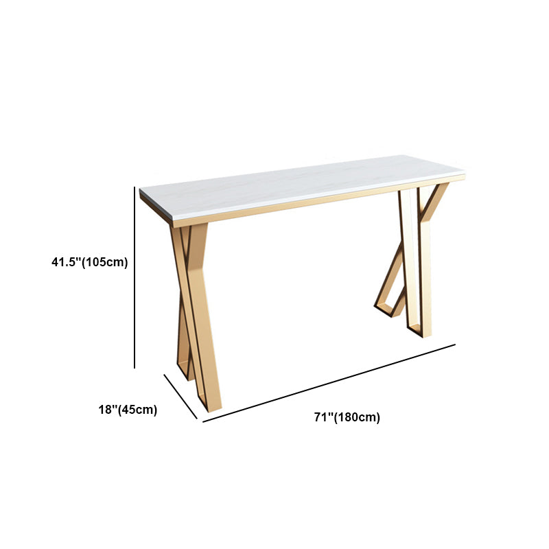 1/2/3/5/7 Pieces Modern Rectangular Pub Table Set Sintered Stone Top Bistro Table Set