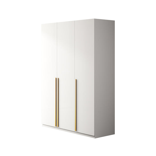 White Colour Wooden Wardrobe Contemporary Style Wardrobe Closet with Drawer