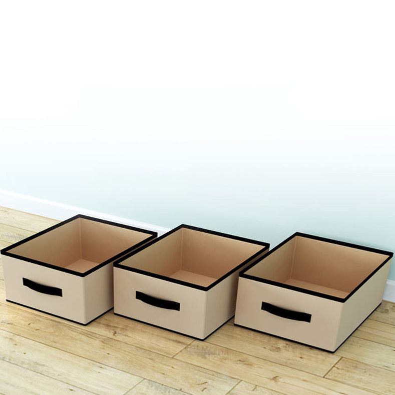 Contemporary Style Metal Wardrobe 3-drawer Wardrobe Closet for Bedroom