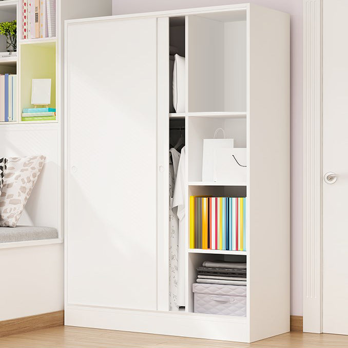 Modern Wardrobe Cabinet With Shelves Engineered Wood Wardrobe Closet