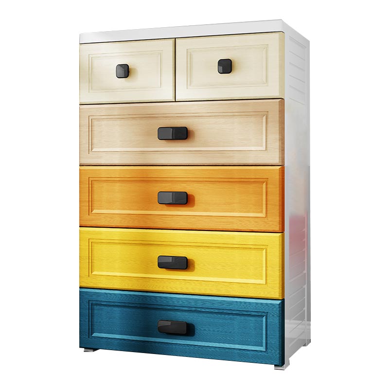 10-drawer Storage Cabinet Contemporary Plastic Wardrobe Armoire