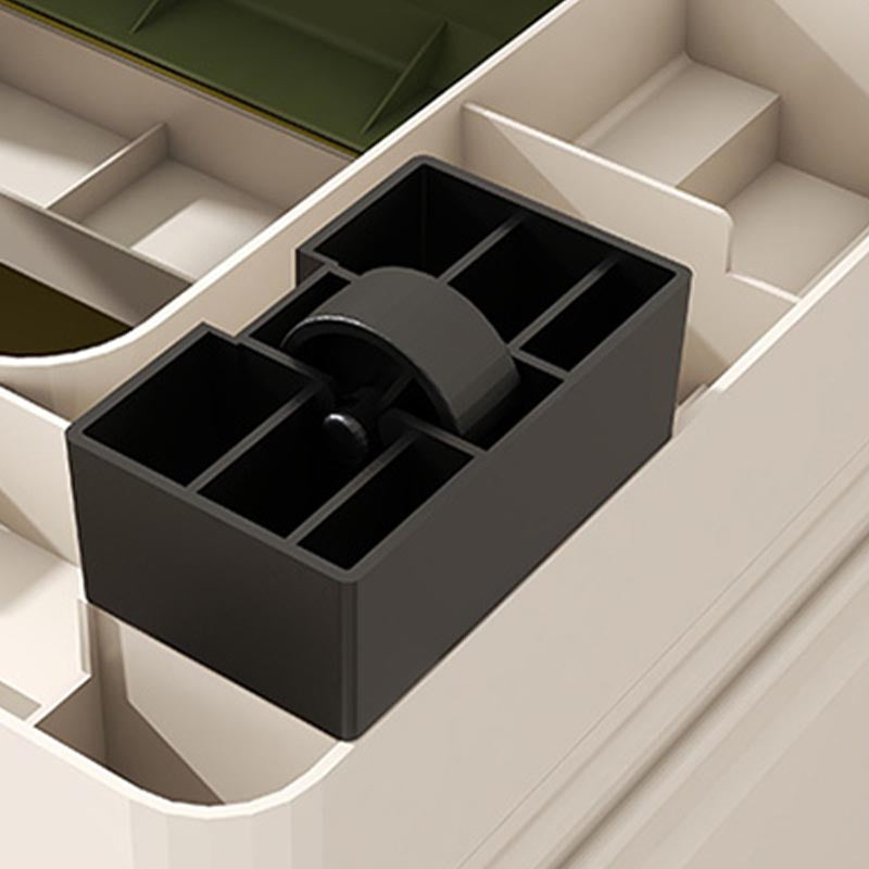 10-drawer Storage Cabinet Contemporary Plastic Wardrobe Armoire