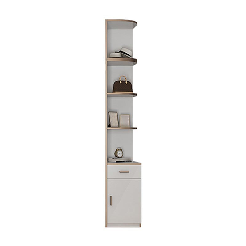 White Colour Wardrobe Armoire Contemporary Style Wooden Wardrobe Closet for Bedroom