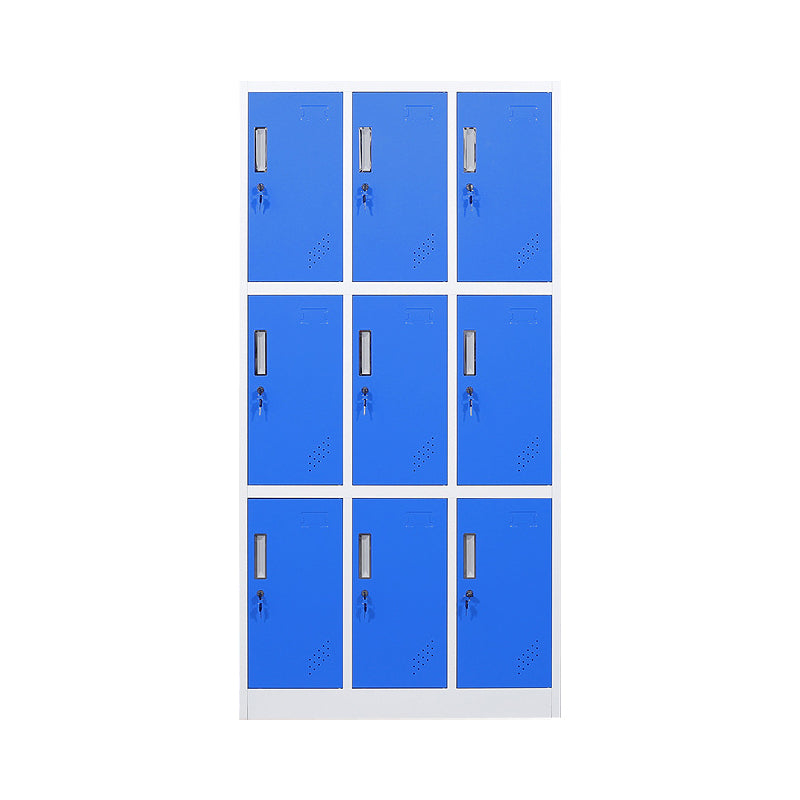 Metal Non-Hanging Armoire with Hinged Doors Modern Storage Cabinet for Bathroom