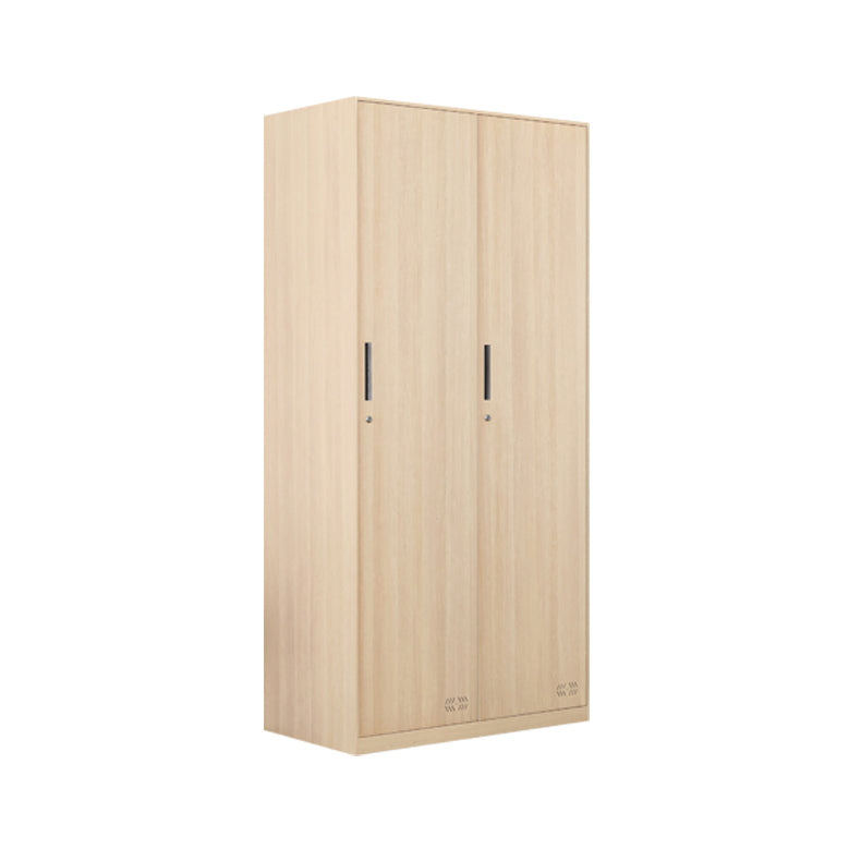 Modern Metal Storage Cabinet with Garment Rod Matte Finish Cabinet for Bathroom