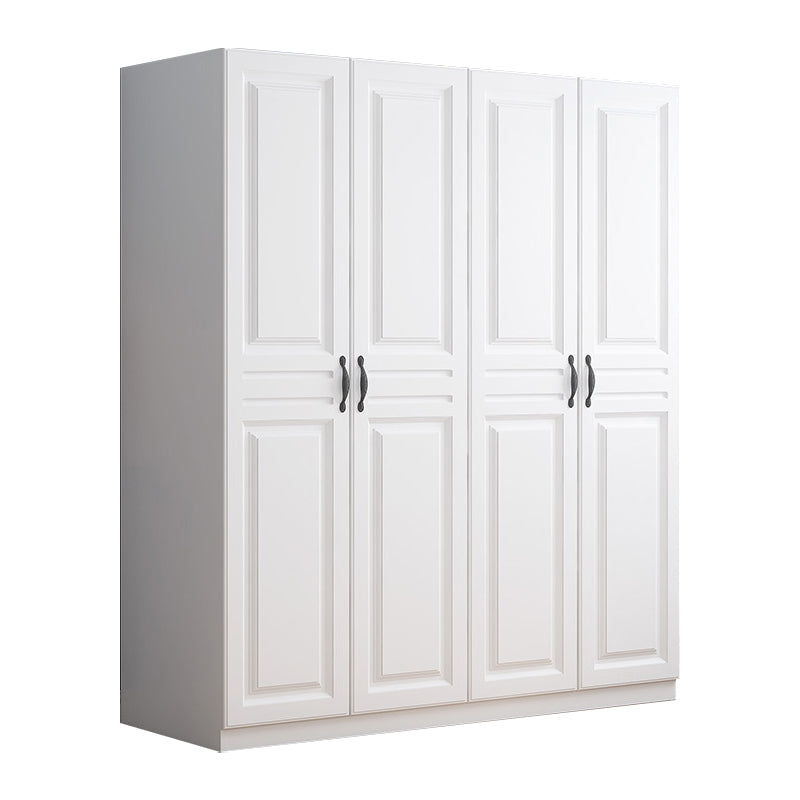 White Colour Wardrobe French Country Wooden Wardrobe Closet for Bedroom