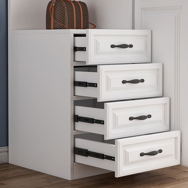 White Colour Wardrobe French Country Wooden Wardrobe Closet for Bedroom