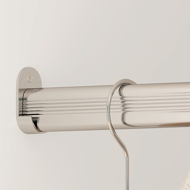 Bedroom Hinged Door Storage Cabinet Manufactured Wood Modern Cabinet with Garment Rod