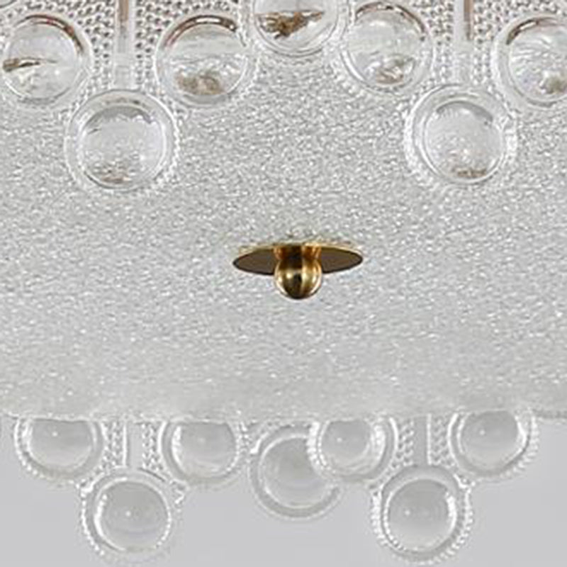 Creative Ceiling Light Contemporary Glass Flush Mount Light Fixture for Sitting Room