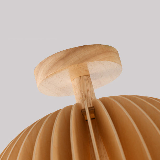 Modern Style Flush Mount Wood Flush Mount Lighting for Dining Room