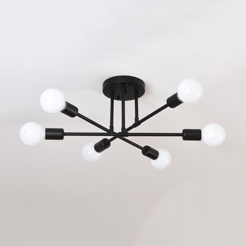 Metal Flush Mount Modern Style Flush Mount Lighting for Dining Room