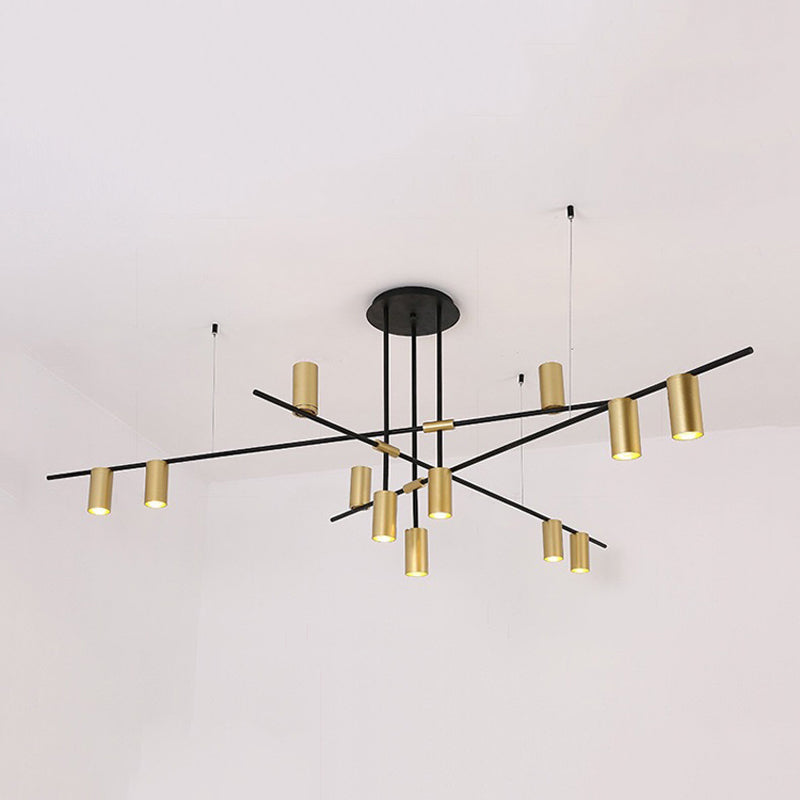 Modern Geometric Island Pendant Lights Metal Multiple-Light Island Pendant Lights