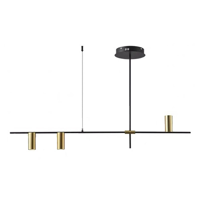 Modern Geometric Island Pendant Lights Metal Multiple-Light Island Pendant Lights