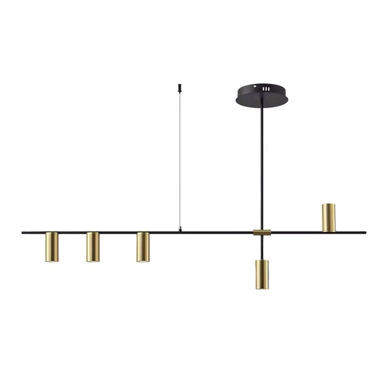 Modern Geometric Island Pendant Lights Metal Multiple-Light Island Pendant Lights