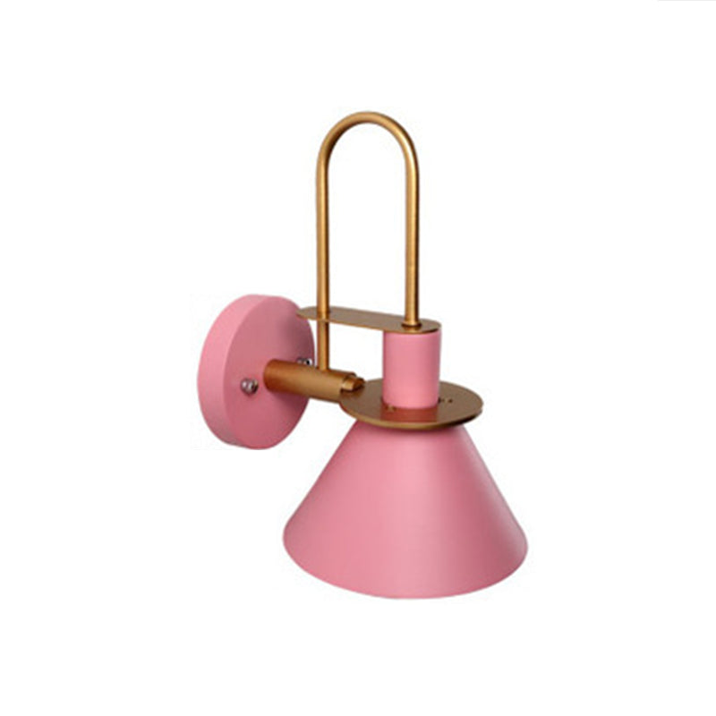 Cone Shape Metal Sconce Light Modern Style Wall Sconce Light for Dining Room