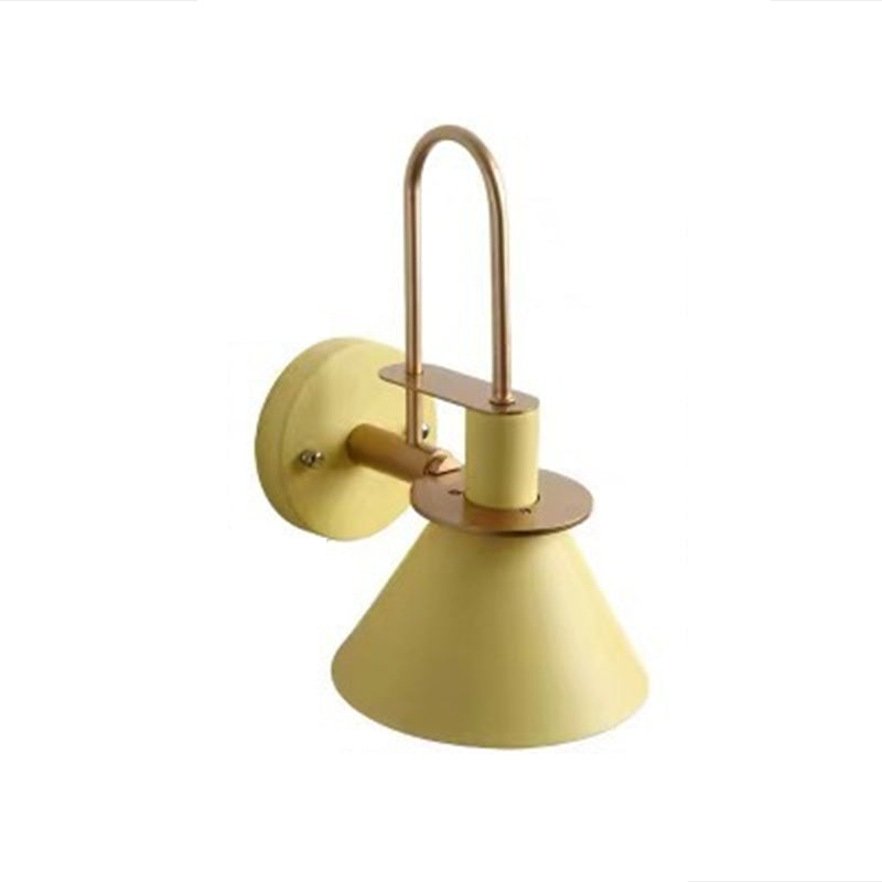 Cone Shape Metal Sconce Light Modern Style Wall Sconce Light for Dining Room